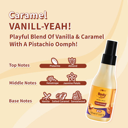 Plum Goodness Vanilla Caramello Body Mist by BodyLovin'