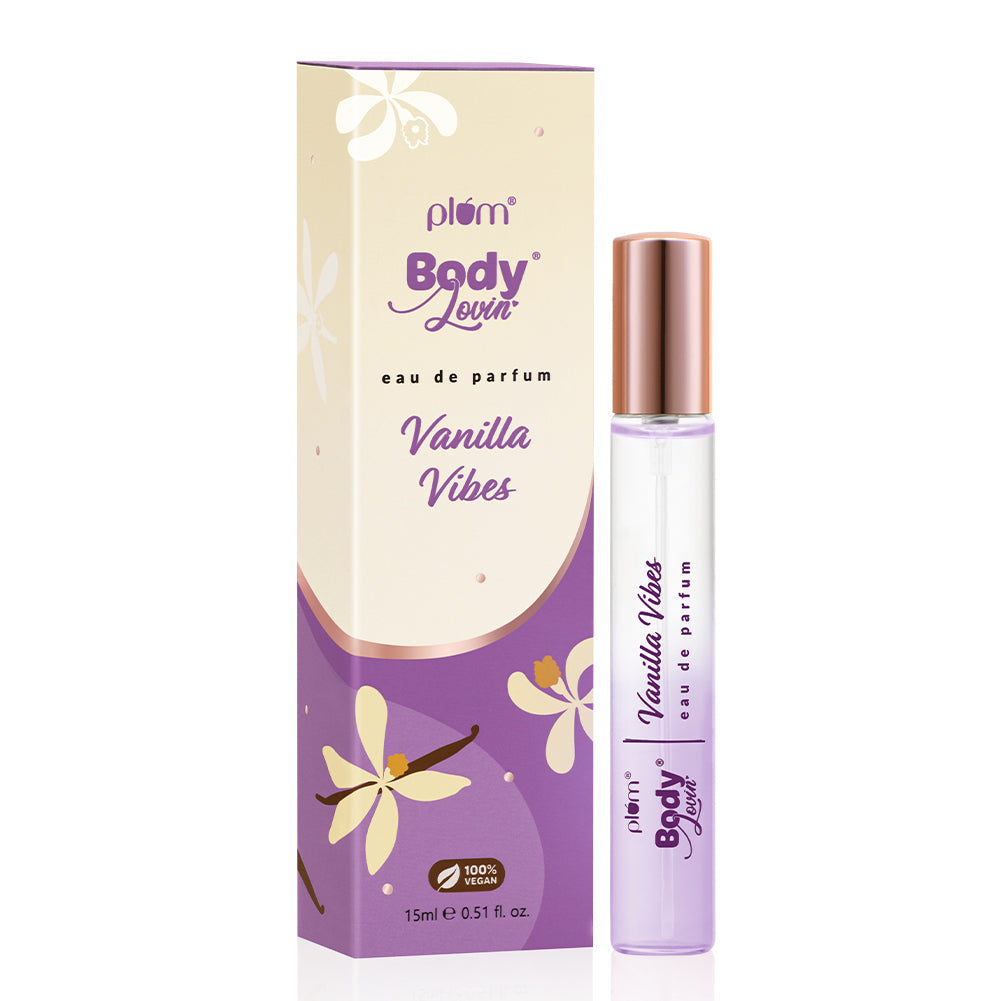 Vanilla Vibes Eau De Parfum (Perfume) by Plum BodyLovin' |15 ml