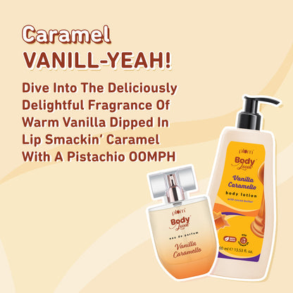 Plum Goodness Smell Delish Vanilla Caramello Lotion & Perfume Duo by BodyLovin'