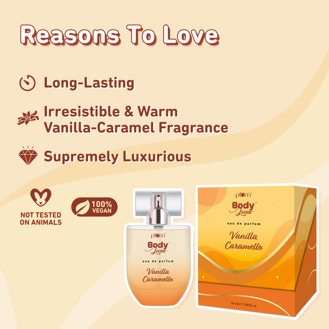 Plum Goodness Smell Delish Vanilla Caramello Lotion & Perfume Duo by BodyLovin'