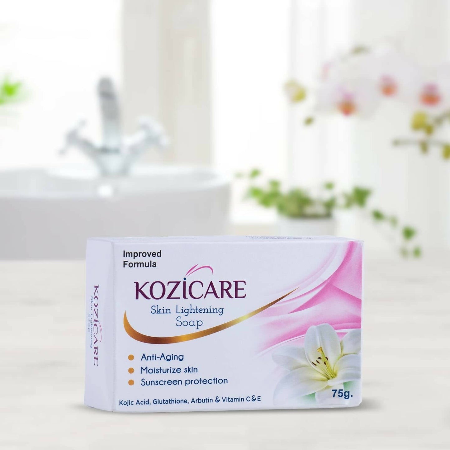 Healthvit Kozicare Skin Lightening Soap - Indyancart