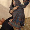 Indyancart Women's Ethnic Motifs Printed Regular Pure Cotton Kurta with Trousers & With Dupatta