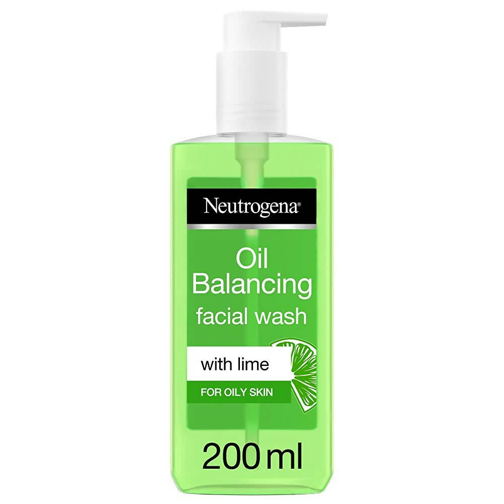 Neutrogena Oil Balancing Facial Wash with Pump - Indyancart