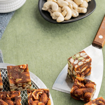 Vellanki Foods Sugar Free Dry Fruit Burfi | Dry Fruit Burfi Without Sugar - Indyancart