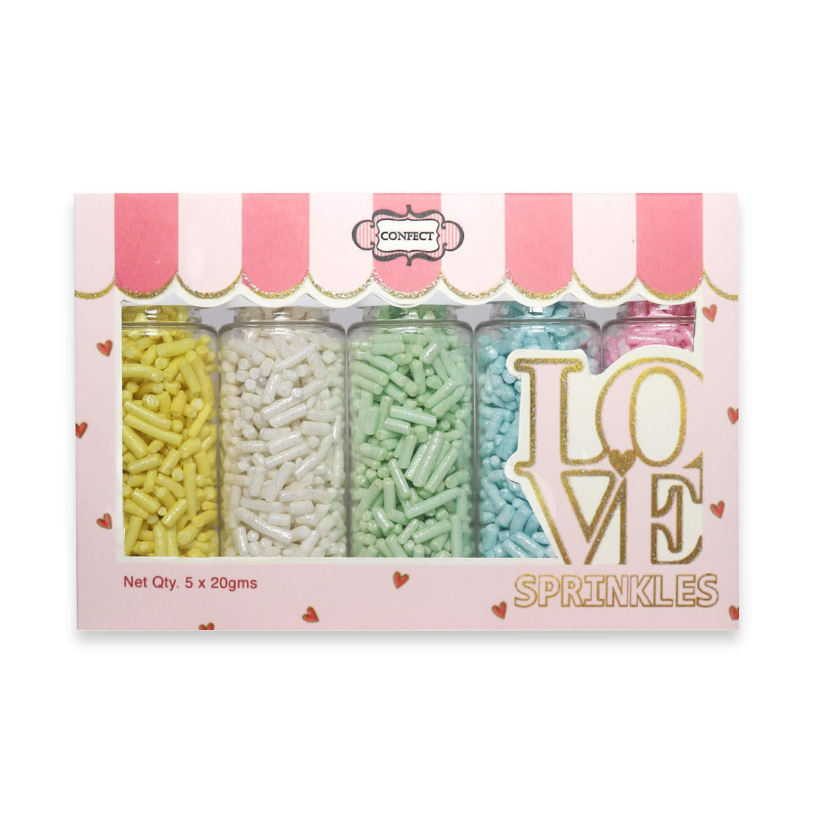 Confect Vermicelli Sprinkles Multipack 7