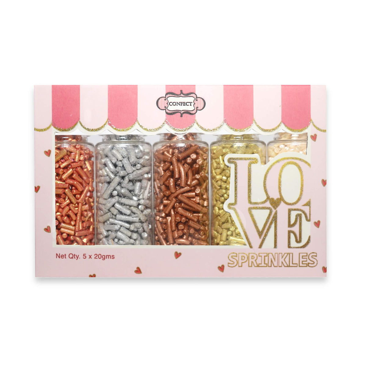Confect Vermicelli Sprinkles Multipack 9
