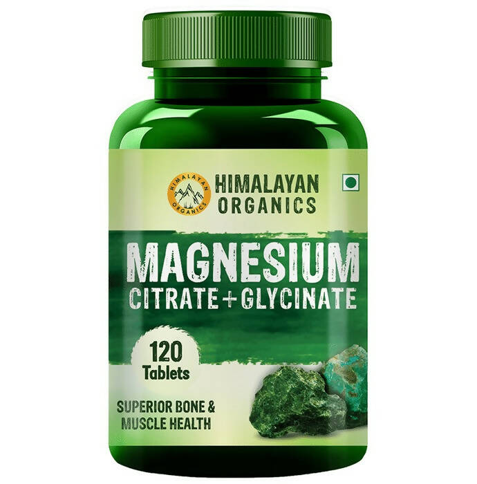 Himalayan Organics Magnesium Citrate+Glycinate Tablets - Indyancart
