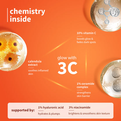 10% Vitamin C & Calendula Barrier Boosting + Glow Serum