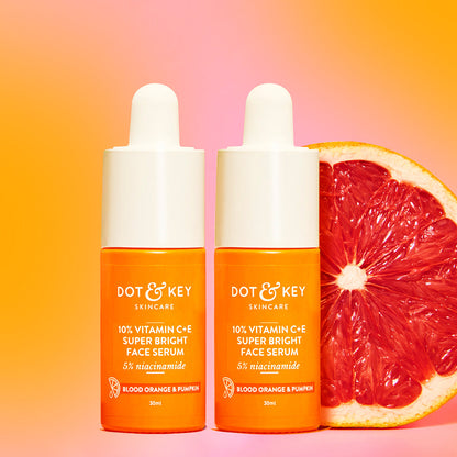 Dot & Key 10% Vitamin C + E Face Serum, Pack of 2