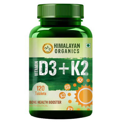 Himalayan Organics Plant Based D3 + K2 Capsules