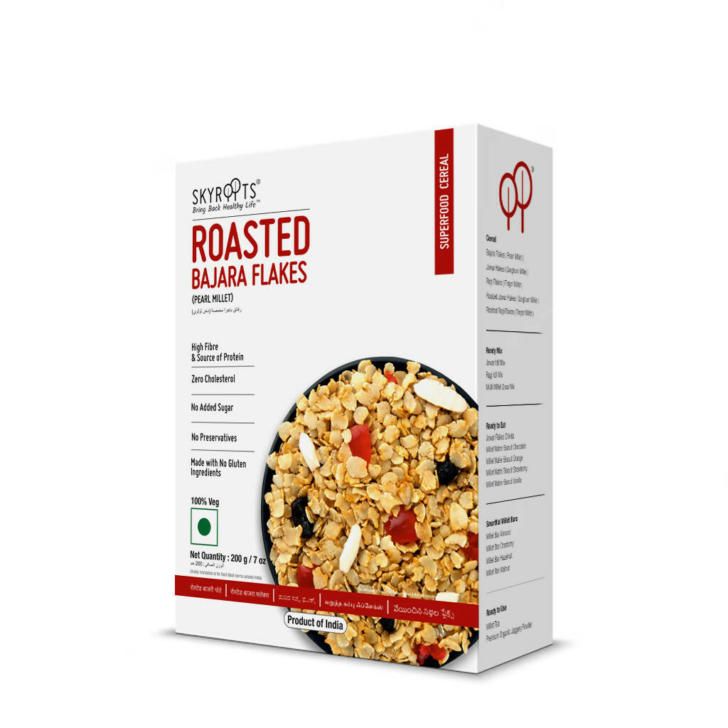 Skyroots Roasted Bajara Flakes - Indyancart