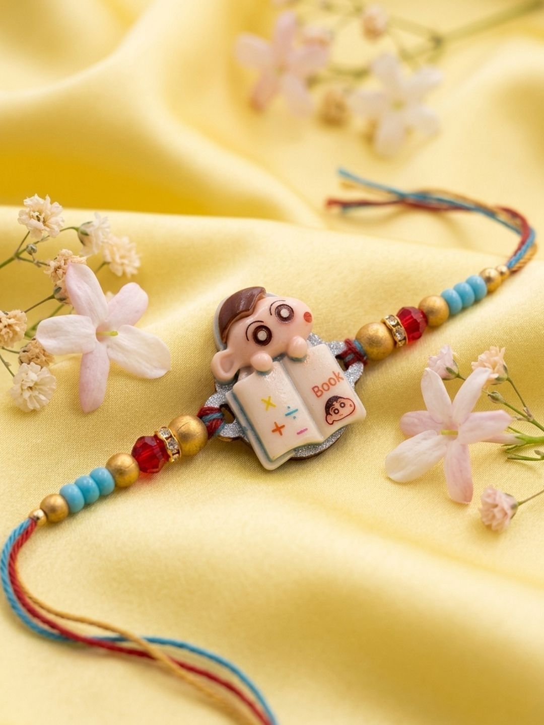 Anouk Kids Shinchan Character Artificial Beads Thread Rakhi