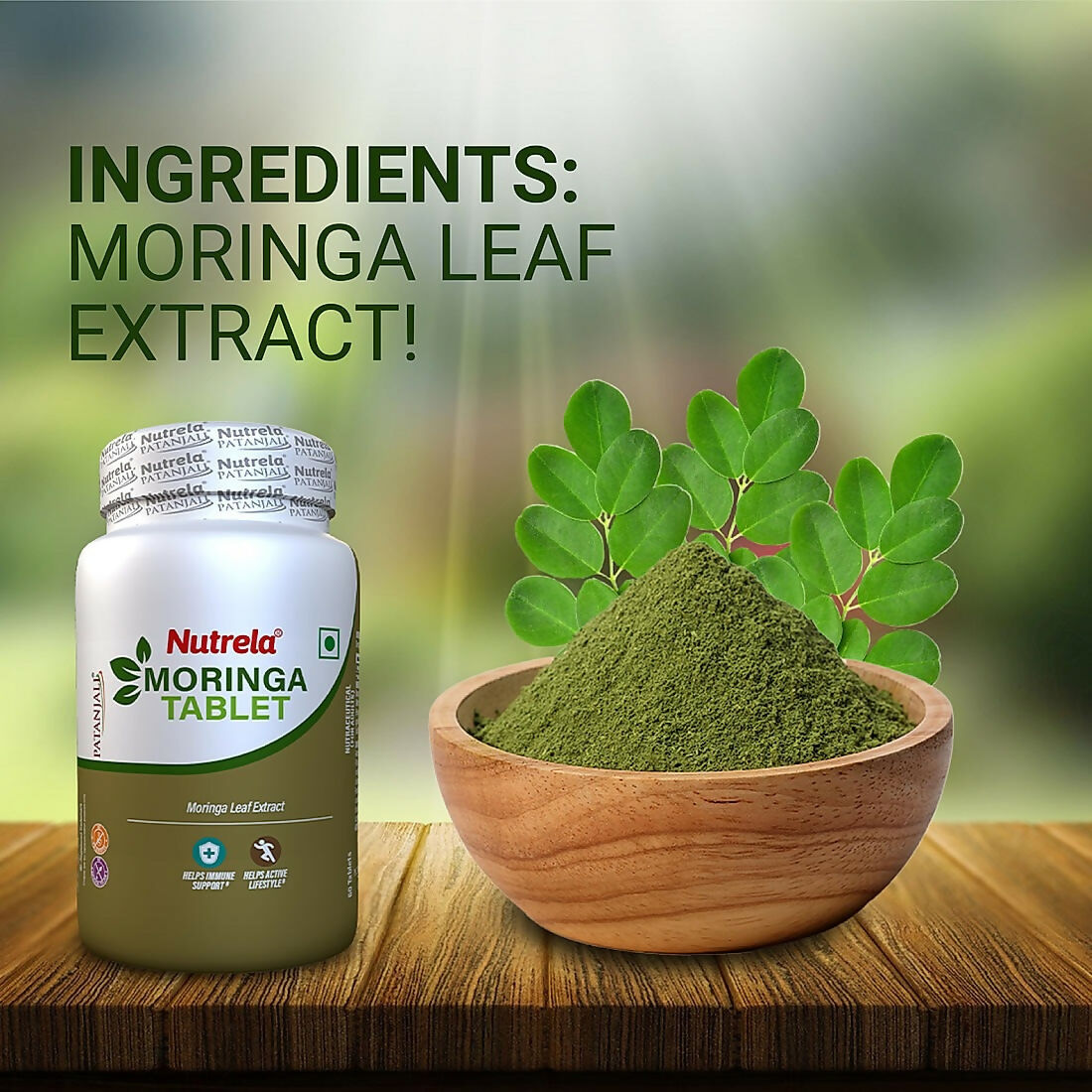 Patanjali Nutrela Moringa Tablets - Indyancart