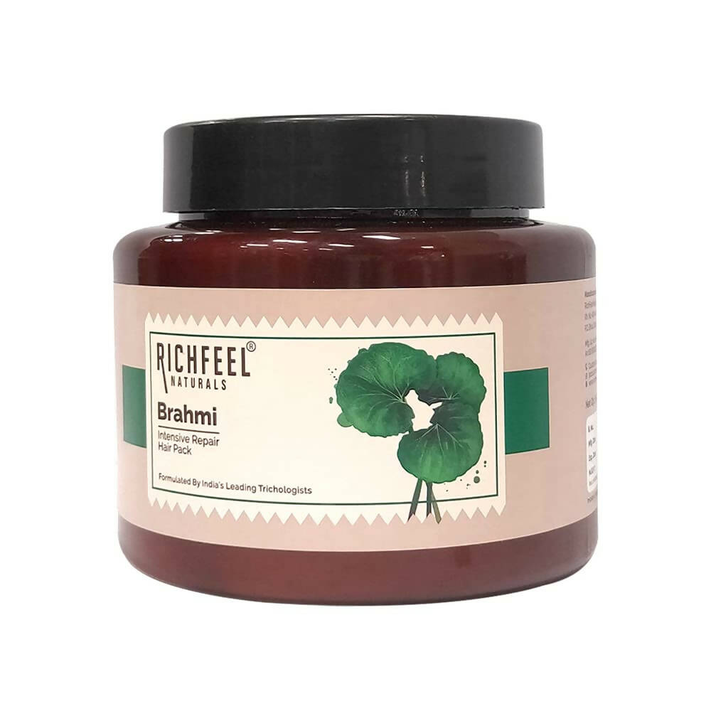 Richfeel Naturals Brahmi Intensive Repair Hair Pack - Indyancart