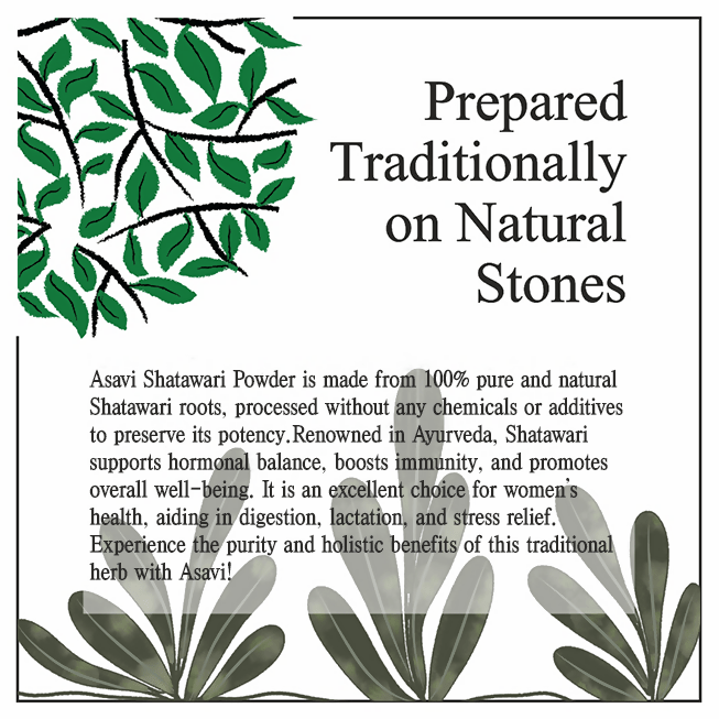 Asavi Stone Grounded Shatawari Powder