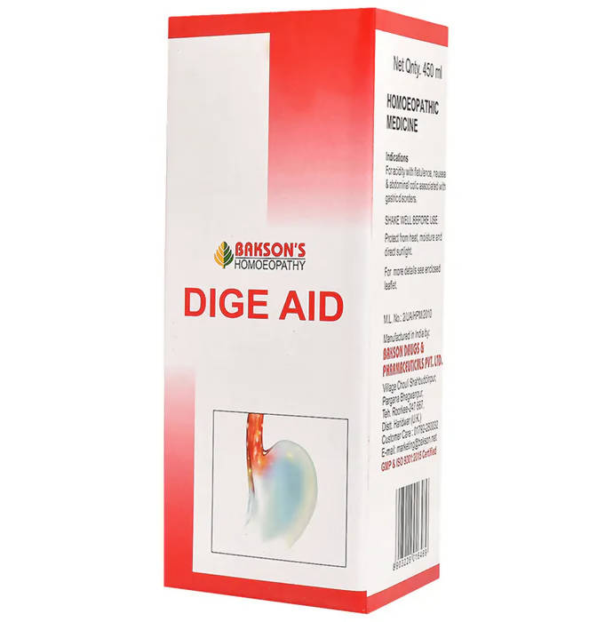 Bakson's Homeopathy Dige Aid Syrup - Indyancart