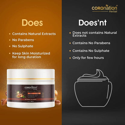 Coronation Herbal Moroccan Argan Oil Body Butter - Indyancart