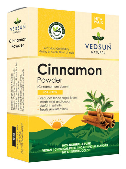 Vedsun Naturals Cinnamon Dalchini Powder - Indyancart