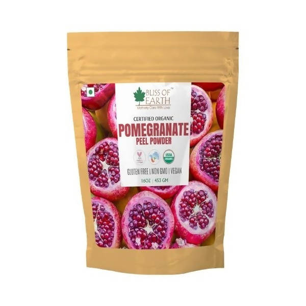 Bliss of Earth Certified Organic Pomegranate Peel Powder - Indyancart