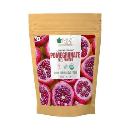 Bliss of Earth Certified Organic Pomegranate Peel Powder - Indyancart