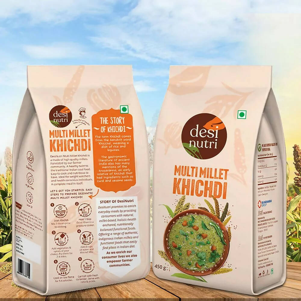 Desi Nutri Multi Millet Khichdi Mix - Indyancart