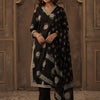 Dhiyona IE Women Floral Printed Regular Pure Cotton Kurta with Trousers & With Dupatta