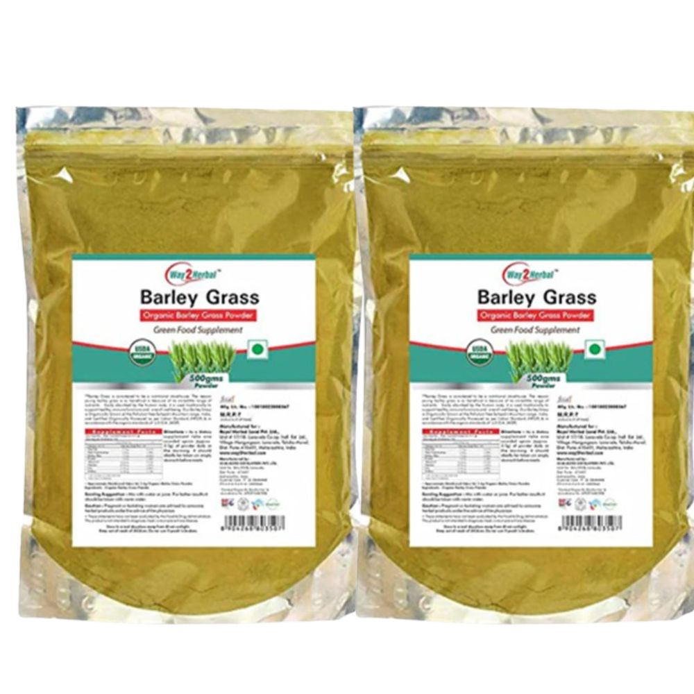 Way2herbal Organic Barley Grass Powder