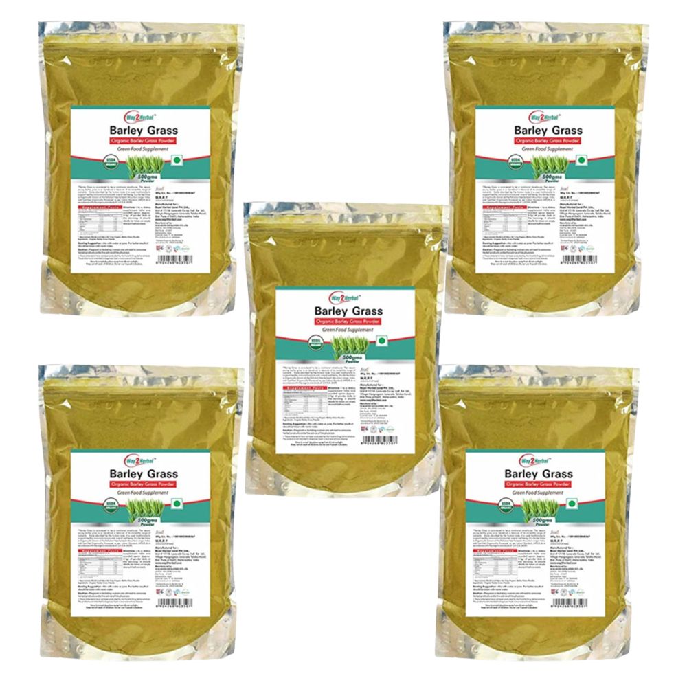 Way2herbal Organic Barley Grass Powder