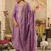 Dhiyona IE Women Ethnic Motifs Embroidered Regular Kurta with Trousers & With Dupatta