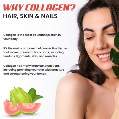 Naturyz Marine Collagen Skin X5 Power For Women & Men (Lemon Flavour)