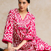 Dhiyona VA Women's Floral Printed Regular Pure Cotton Kurta with Trousers