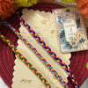 Dhiyona Set Of 3 Multicolor Thread Rakhi With Roli Chawal Chandan Mishri