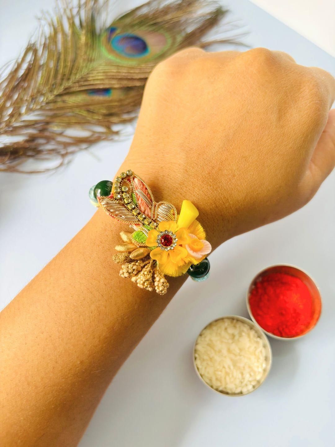 Anouk Unisex Set of 2 Wraparound Rakhi