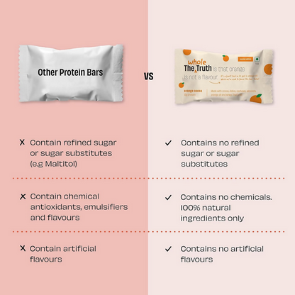 The Whole Truth Protein Bars - Orange Cocoa