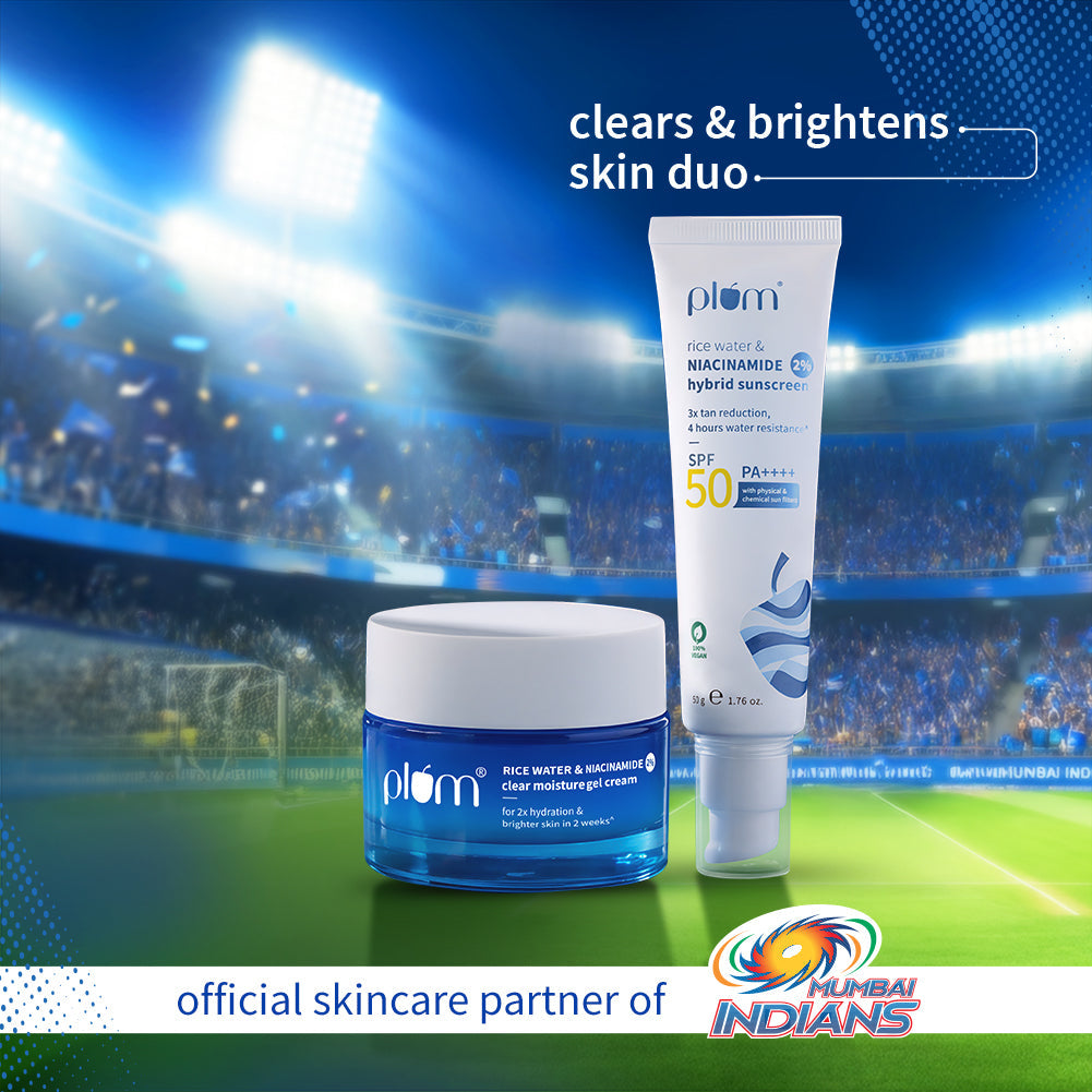 Plum Goodness Niacinamide & Rice Water Moisturize & Protect Combo