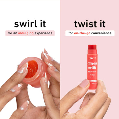 Plum Goodness Candy Melts Strawberry Sorbet Tinted Lip Balm