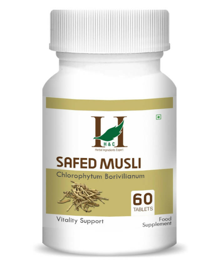 H&C Herbal Safed Musli Tablets - Indyancart