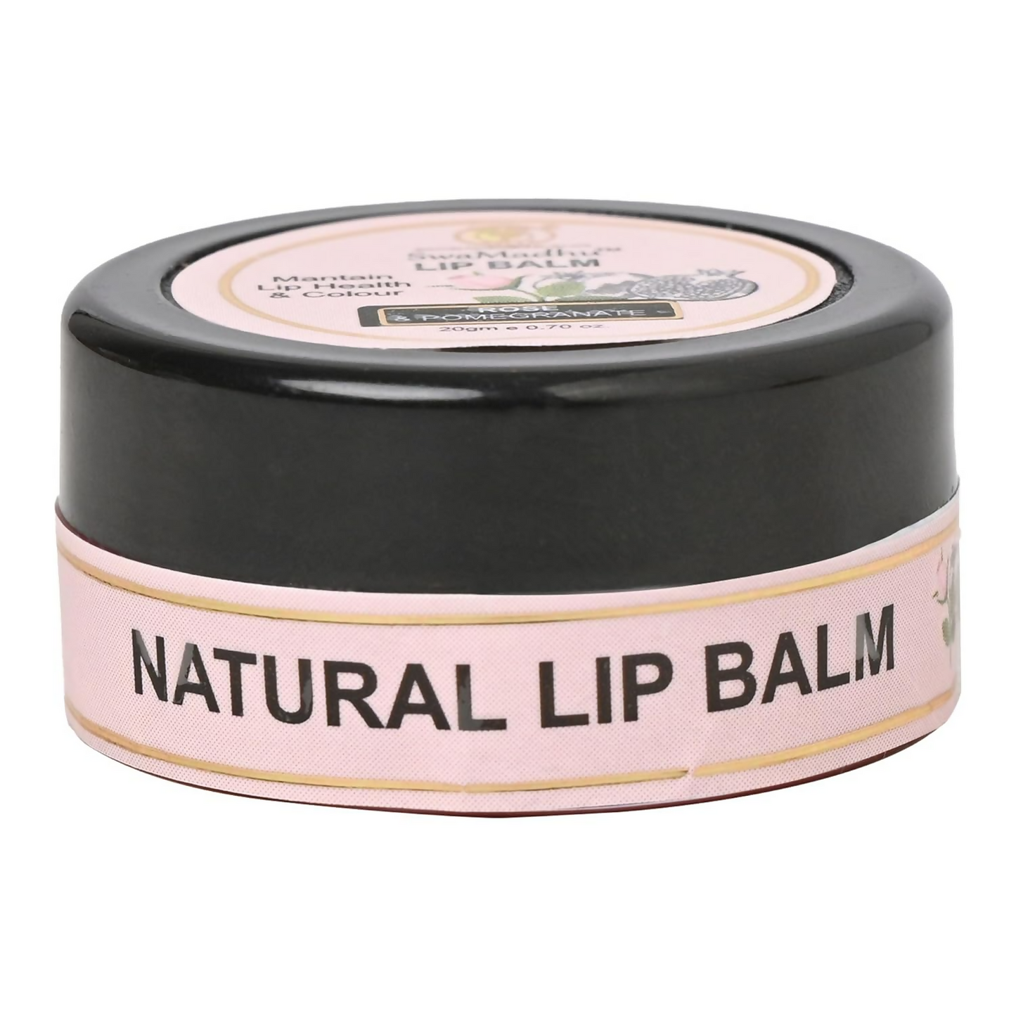 Tatvik Ayurveda Swamadhu Lip Balm & Tint (Rose & Pomegranate)