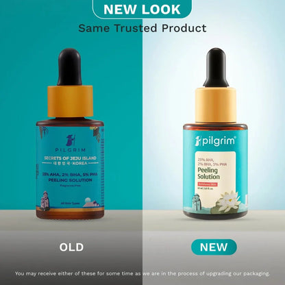 Pilgrim 25% AHA, 2% BHA, 5% PHA Peeling Solution