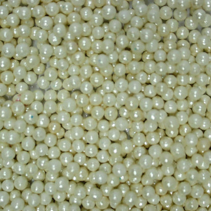 Confect White Disco Balls Sprinkles 6 MM