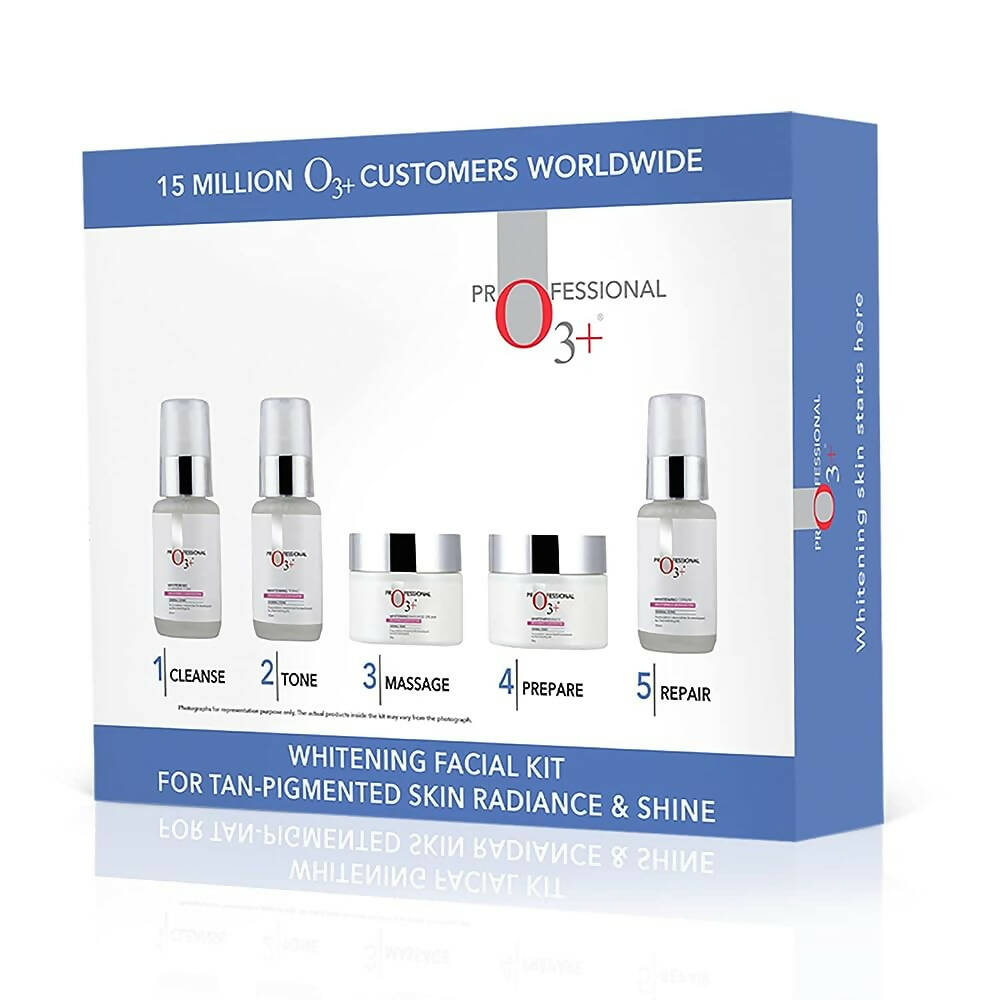 Professional O3+ Whitening Facial Kit for Tan-Pigmented Skin - Indyancart