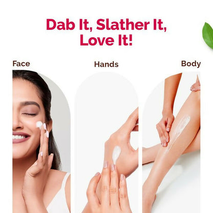 Mamaearth Beetroot Hydraful Light Moisturizing Cream with beetroot and hyaluronic acid for a hydrated, glowing pink complexion.