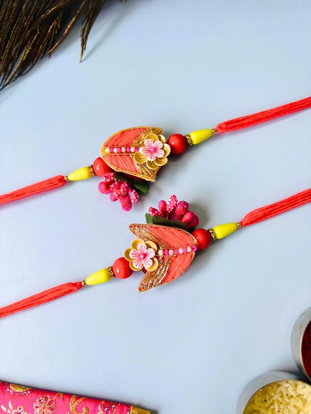Anouk Pack of 2 Traditional Handmade Rakhi