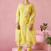 Dhiyona IE Women Ethnic Motifs Embroidered Regular Thread Work Kurta with Trousers & With Dupatta