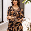 Indyancart IE Printed V Neck Tunic & Palazzo