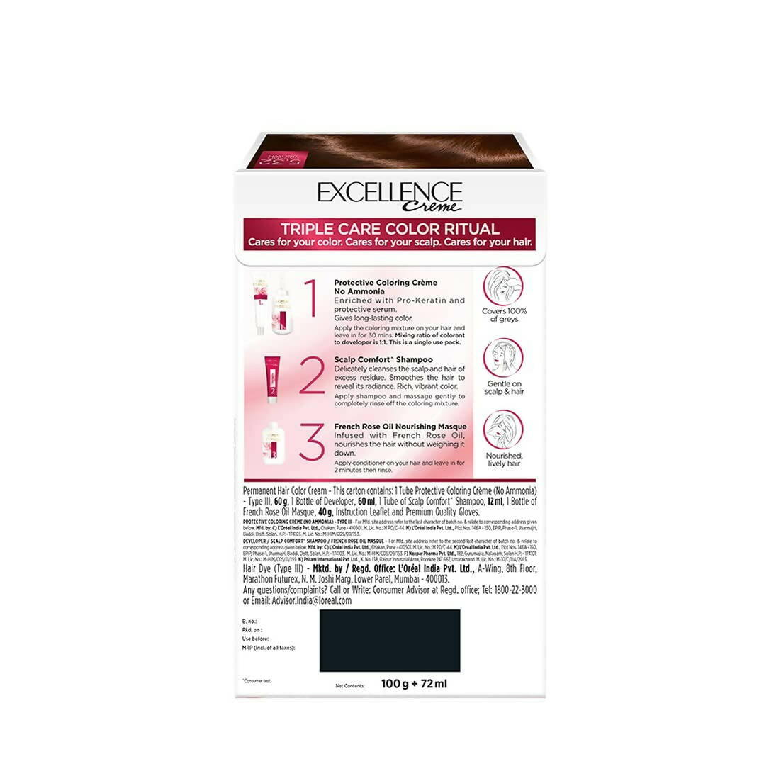 L'Oreal Paris Hair Colour - 5.32 Caramel Brown - Indyancart