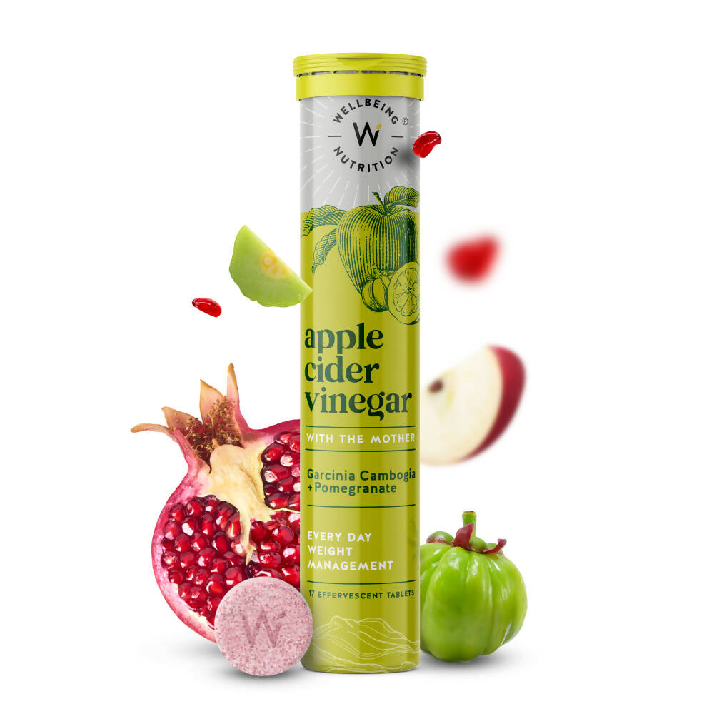 Wellbeing Nutrition Apple Cider Vinegar Effervescent Tablets - Indyancart