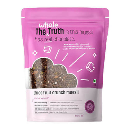 The Whole Truth Choco Fruit Crunch Muesli - Indyancart