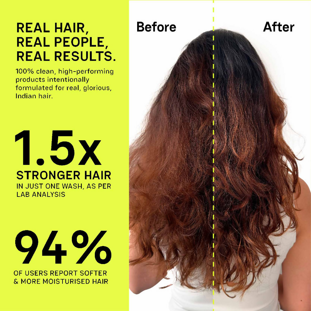 Moxie Beauty Rinse & Shine conditioner bottle with a sleek design and vibrant label, perfect for nourishing hair.