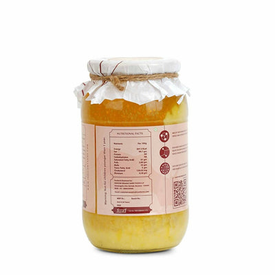Indicow Foods Kankrej Bilona A2 Cow Ghee | 100% Desi Cow Ghee | Premium A2 Desi Ghee | Cultured Cow Pure Ghee